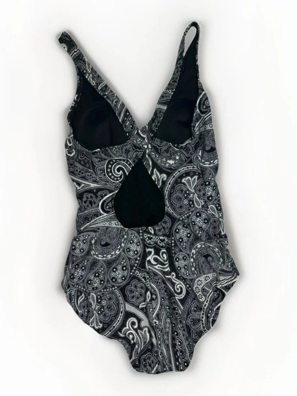 NWT Speedo Ultraback One Piece Swimsuit Size 14 Paisley Print PowerFlex 75466